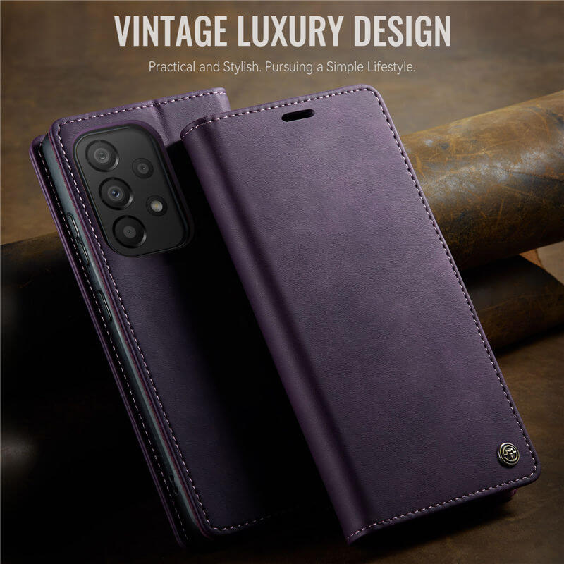 CaseMe Samsung Galaxy A33 5G Magnetic Wallet Case with RFID Blocking