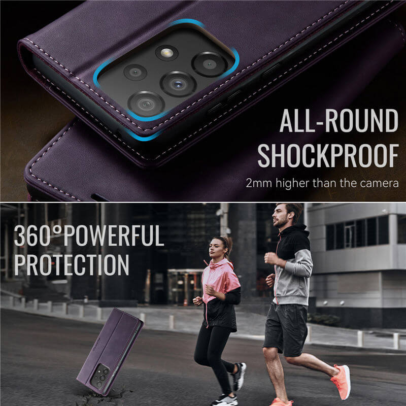 CaseMe Samsung Galaxy A33 5G Magnetic Wallet Case with RFID Blocking