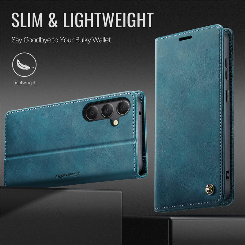 CaseMe Samsung Galaxy A34 5G Magnetic Wallet Case with RFID Blocking