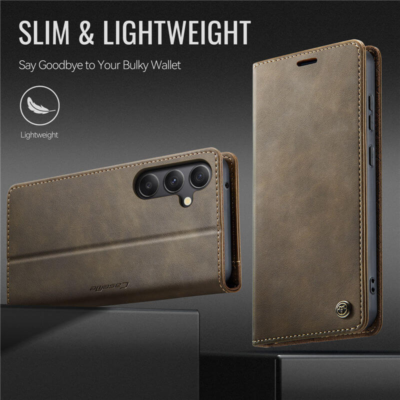 CaseMe Samsung Galaxy A34 5G Magnetic Wallet Case with RFID Blocking