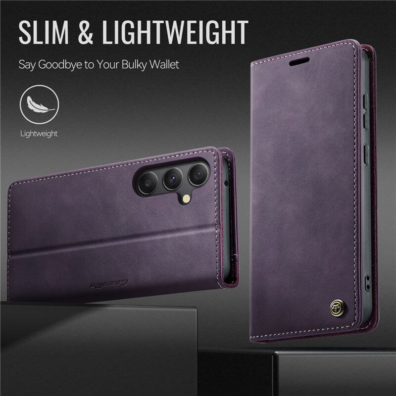 CaseMe Samsung Galaxy A34 5G Magnetic Wallet Case with RFID Blocking