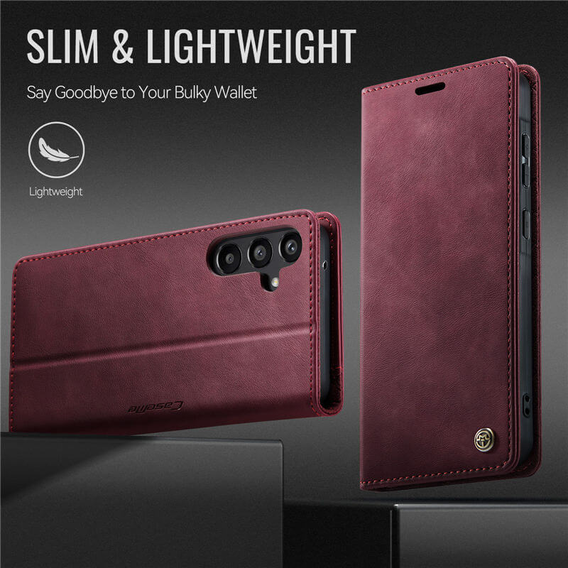 CaseMe Samsung Galaxy A35 5G Magnetic Wallet Case with RFID Blocking