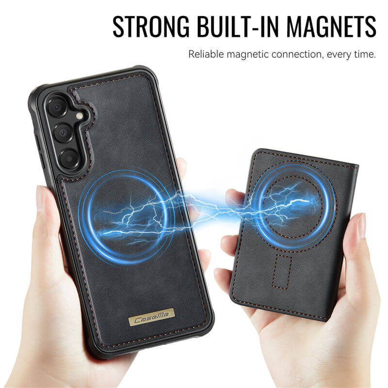 CaseMe Samsung Galaxy A55 2-in-1 Magnetic Wallet Case