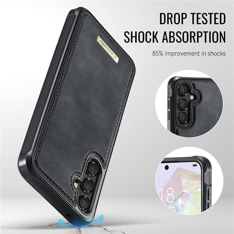 CaseMe Samsung Galaxy A55 2-in-1 Magnetic Wallet Case