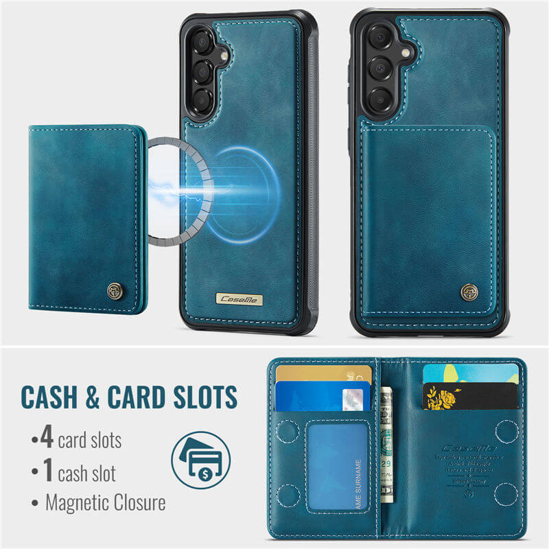CaseMe Samsung Galaxy A55 2-in-1 Magnetic Wallet Case