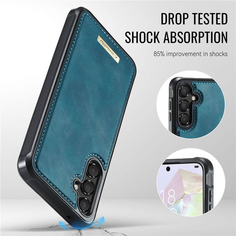 CaseMe Samsung Galaxy A55 2-in-1 Magnetic Wallet Case