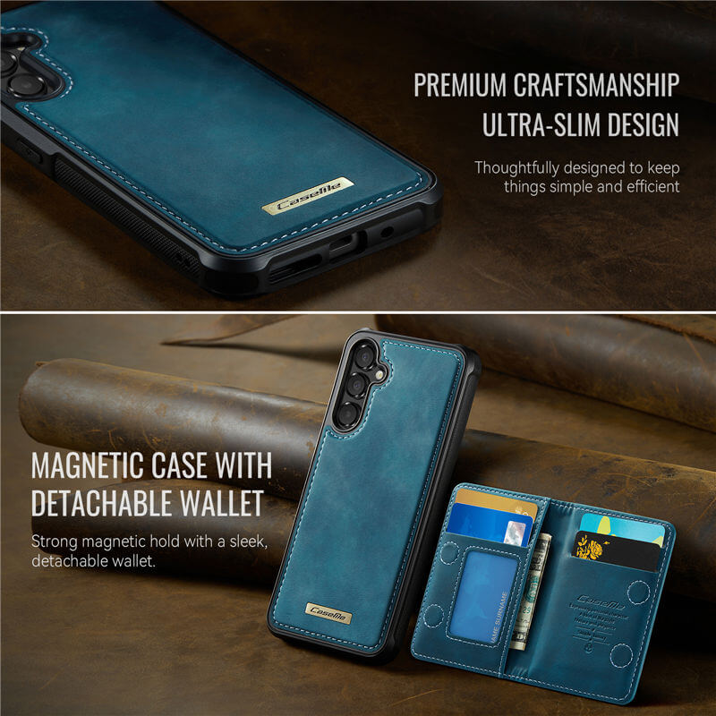 CaseMe Samsung Galaxy A55 2-in-1 Magnetic Wallet Case