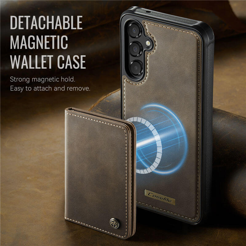 CaseMe Samsung Galaxy A35 2-in-1 Magnetic Wallet Case