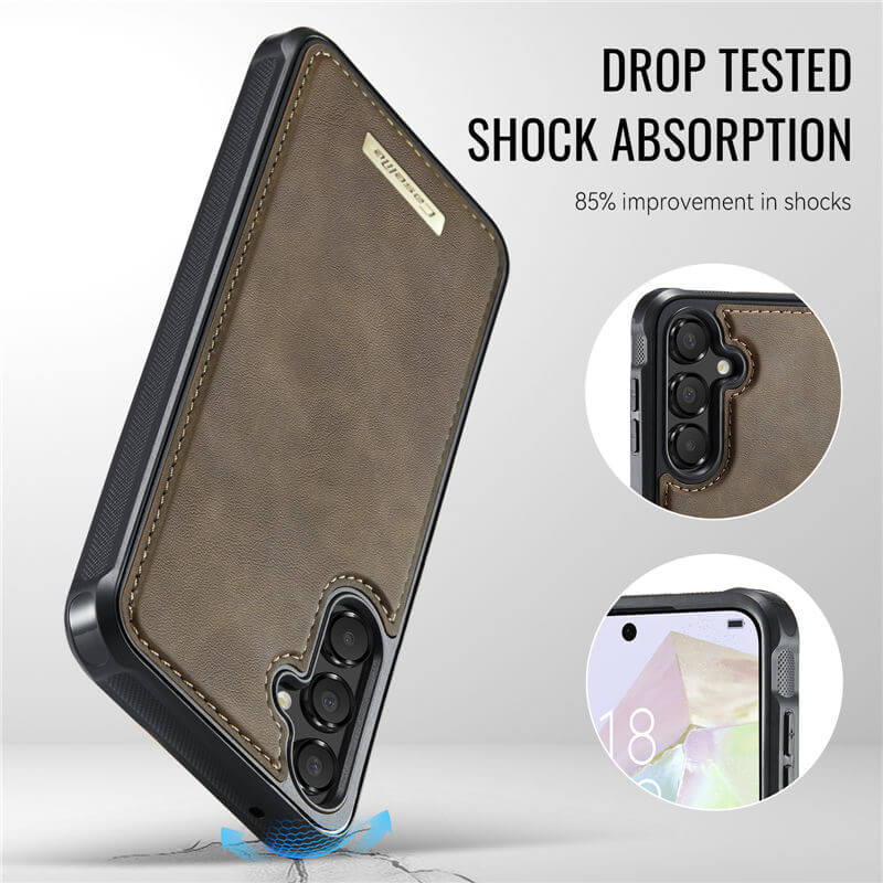 CaseMe Samsung Galaxy A35 2-in-1 Magnetic Wallet Case