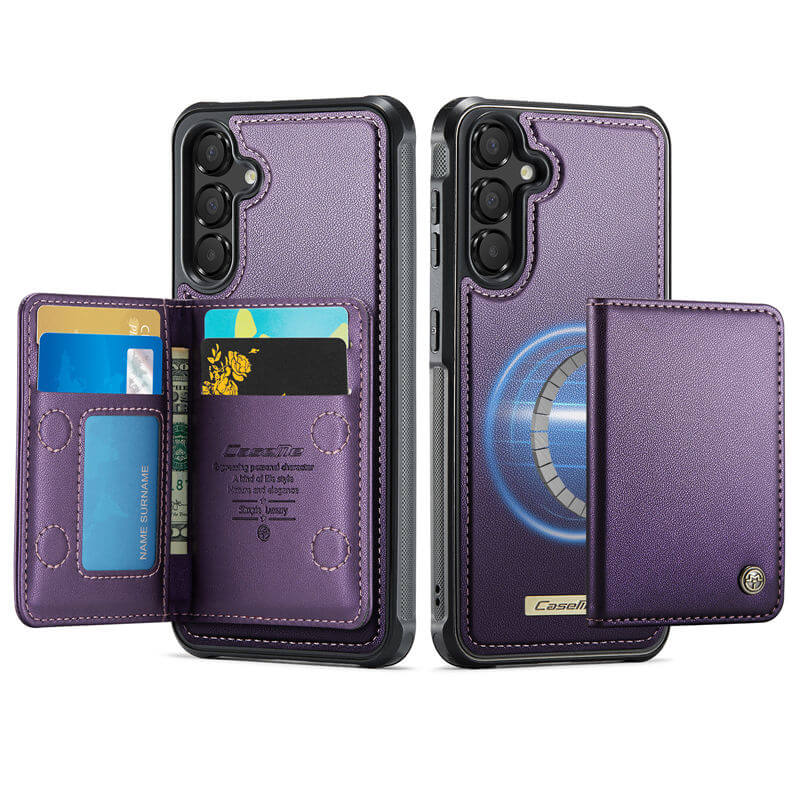 CaseMe Samsung Galaxy A55 2-in-1 Magnetic Wallet Case