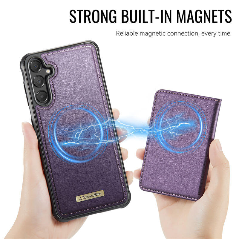 CaseMe Samsung Galaxy A55 2-in-1 Magnetic Wallet Case