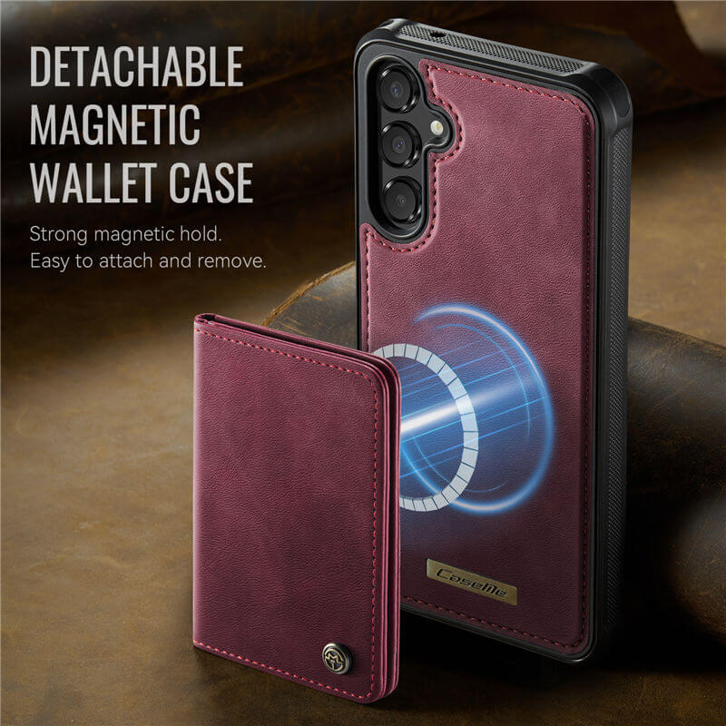CaseMe Samsung Galaxy A55 2-in-1 Magnetic Wallet Case