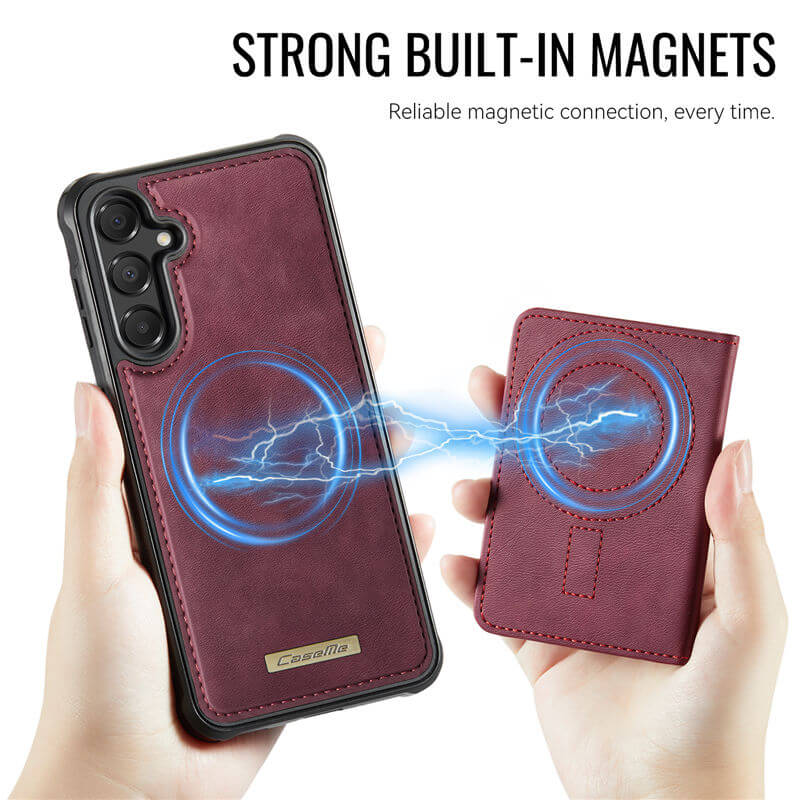 CaseMe Samsung Galaxy A55 2-in-1 Magnetic Wallet Case