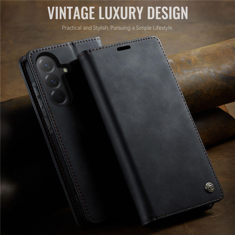 CaseMe Samsung Galaxy A56 5G Magnetic Wallet Case with RFID Blocking