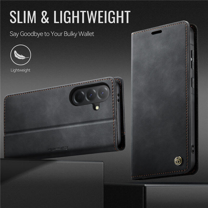 CaseMe Samsung Galaxy A56 5G Magnetic Wallet Case with RFID Blocking