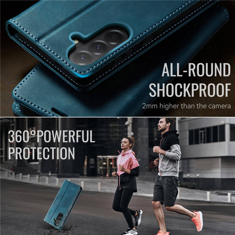 CaseMe Samsung Galaxy A56 5G Magnetic Wallet Case with RFID Blocking