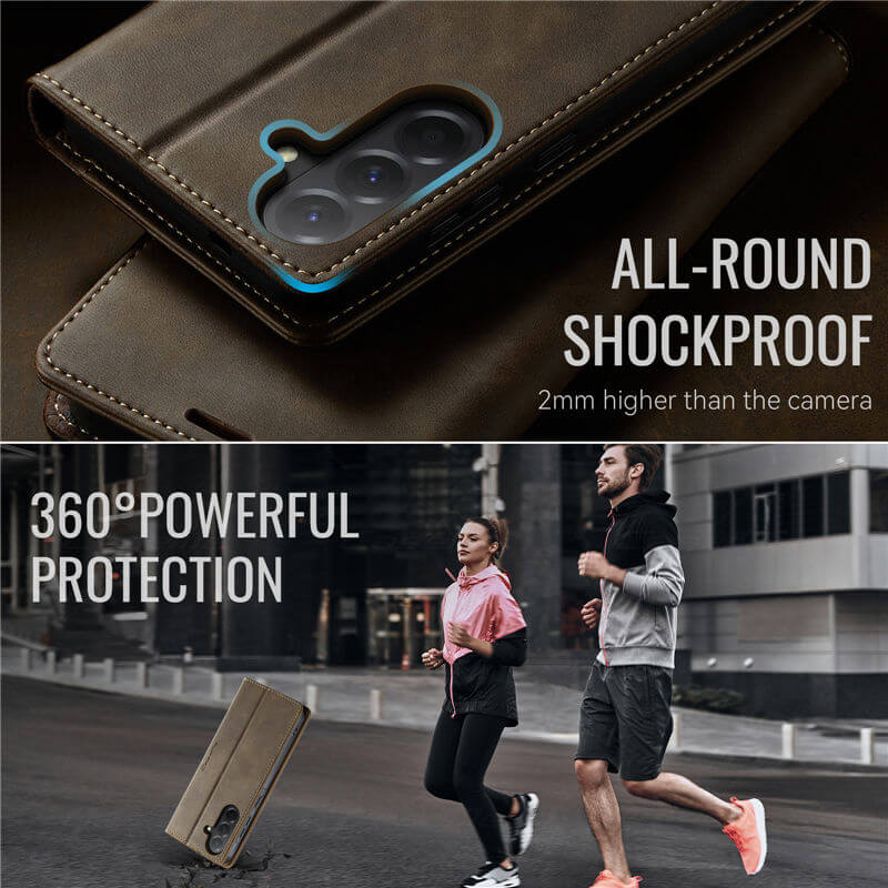 CaseMe Samsung Galaxy A56 5G Magnetic Wallet Case with RFID Blocking