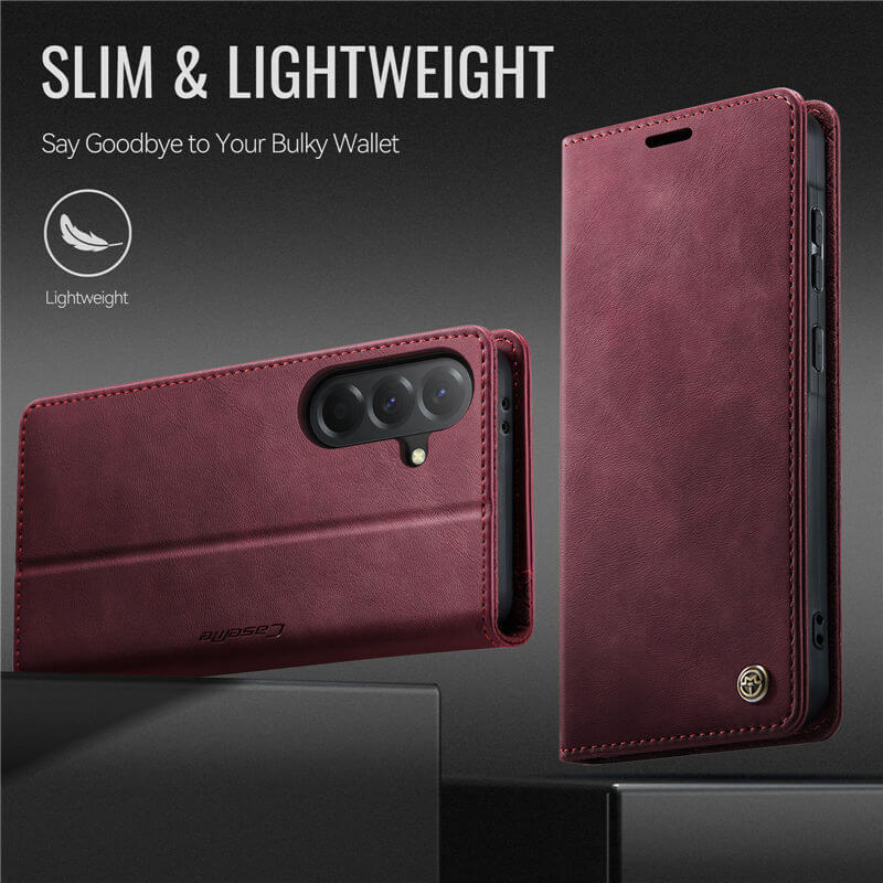 CaseMe Samsung Galaxy A56 5G Magnetic Wallet Case with RFID Blocking