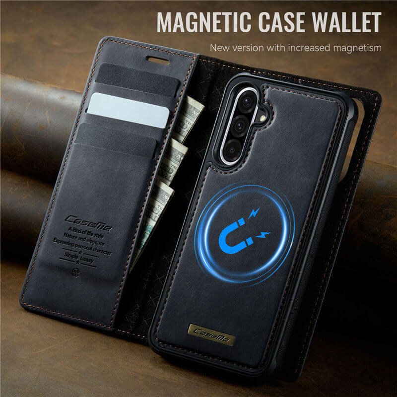 CaseMe Samsung Galaxy A36 5G 2-in-1 Magnetic Wallet Case with RFID Blocking