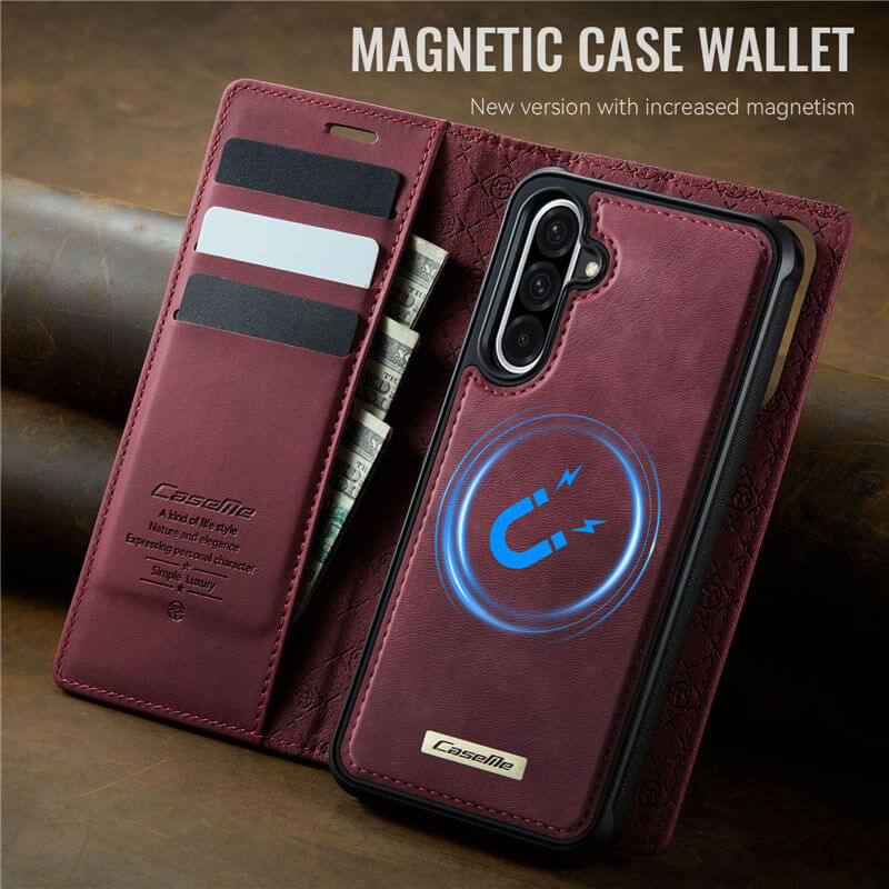 CaseMe Samsung Galaxy A36 5G 2-in-1 Magnetic Wallet Case with RFID Blocking