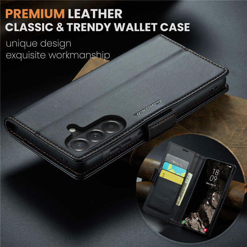 CaseMe Samsung Galaxy A37 Wallet RFID Blocking Case