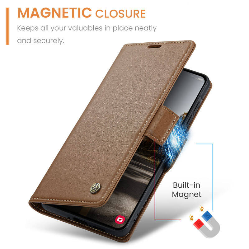 CaseMe Samsung Galaxy A37 Wallet RFID Blocking Case