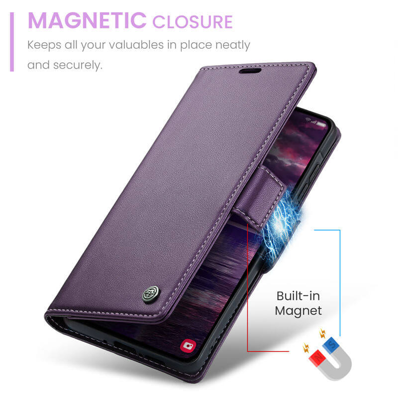 CaseMe Samsung Galaxy A37 Wallet RFID Blocking Case