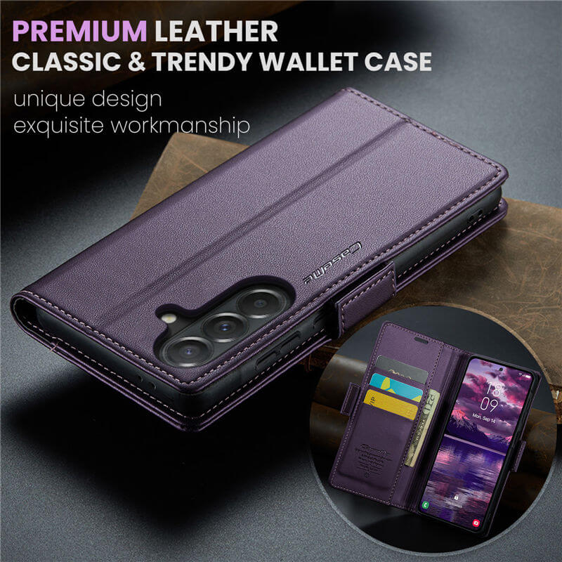 CaseMe Samsung Galaxy A37 Wallet RFID Blocking Case