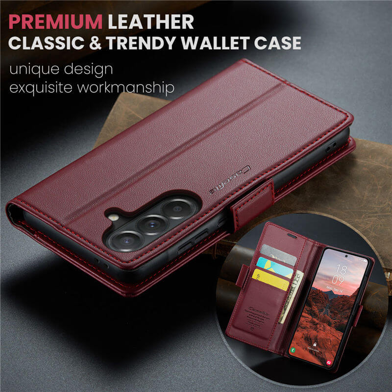 CaseMe Samsung Galaxy A37 Wallet RFID Blocking Case