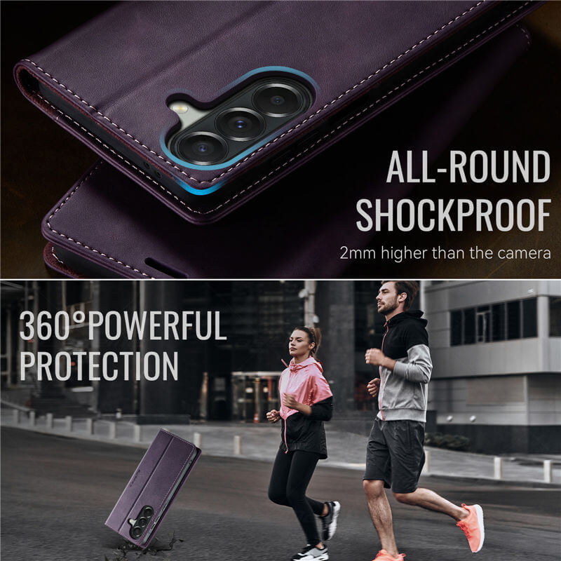 CaseMe Samsung Galaxy A37 Wallet RFID Blocking Case