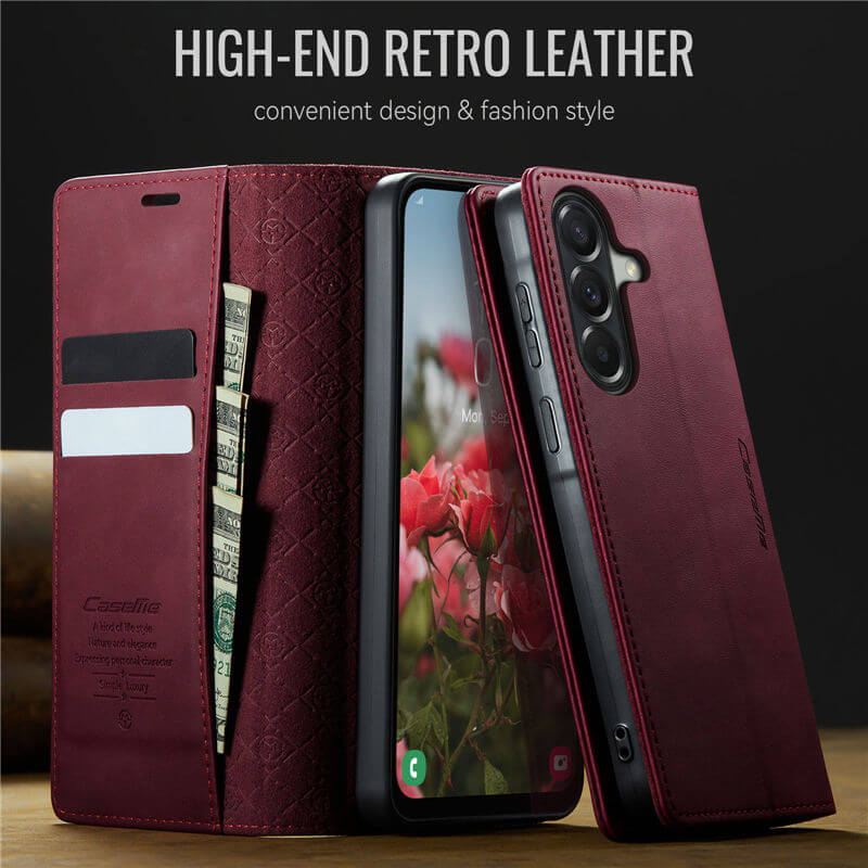 CaseMe Samsung Galaxy A37 Wallet RFID Blocking Case