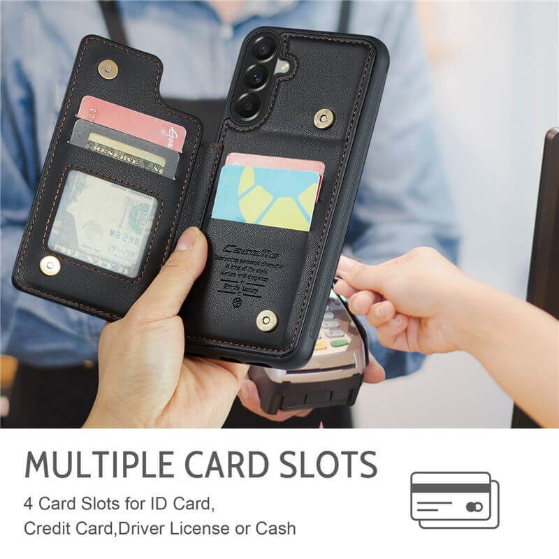 CaseMe Samsung Galaxy A37 RFID Blocking Card Holder Case