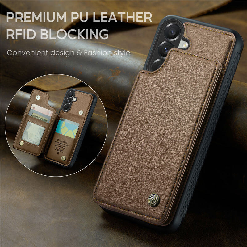 CaseMe Samsung Galaxy A37 RFID Blocking Card Holder Case