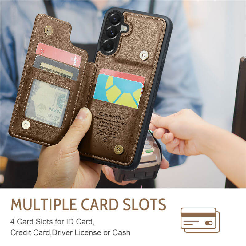 CaseMe Samsung Galaxy A37 RFID Blocking Card Holder Case