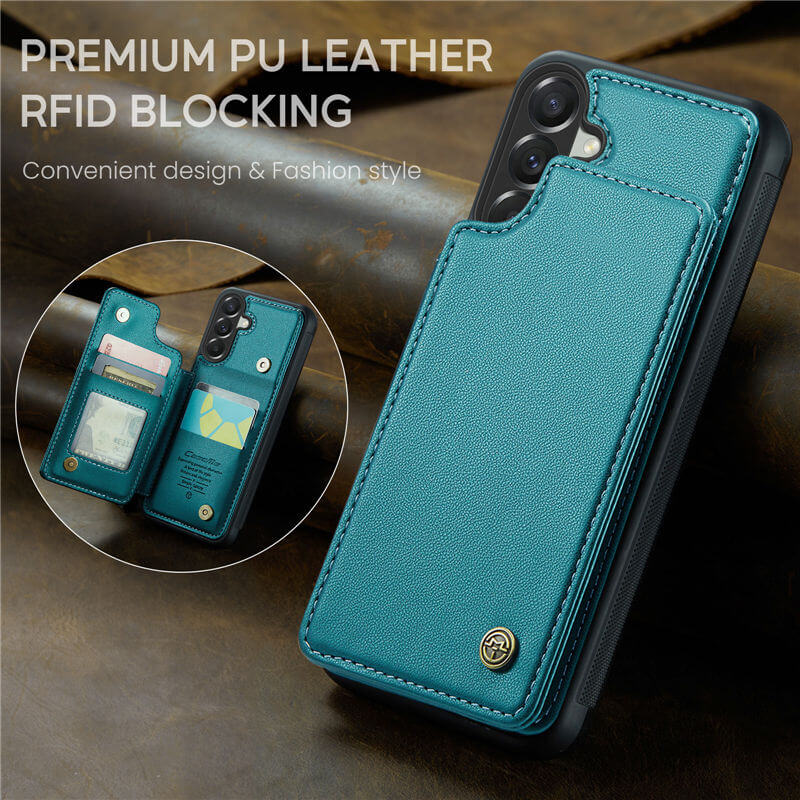 CaseMe Samsung Galaxy A37 RFID Blocking Card Holder Case
