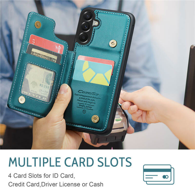 CaseMe Samsung Galaxy A37 RFID Blocking Card Holder Case
