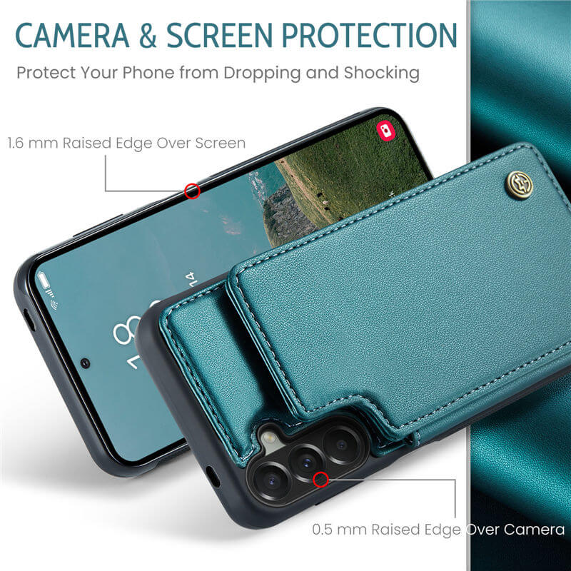 CaseMe Samsung Galaxy A37 RFID Blocking Card Holder Case