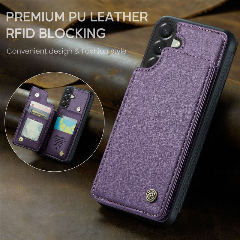 CaseMe Samsung Galaxy A37 RFID Blocking Card Holder Case