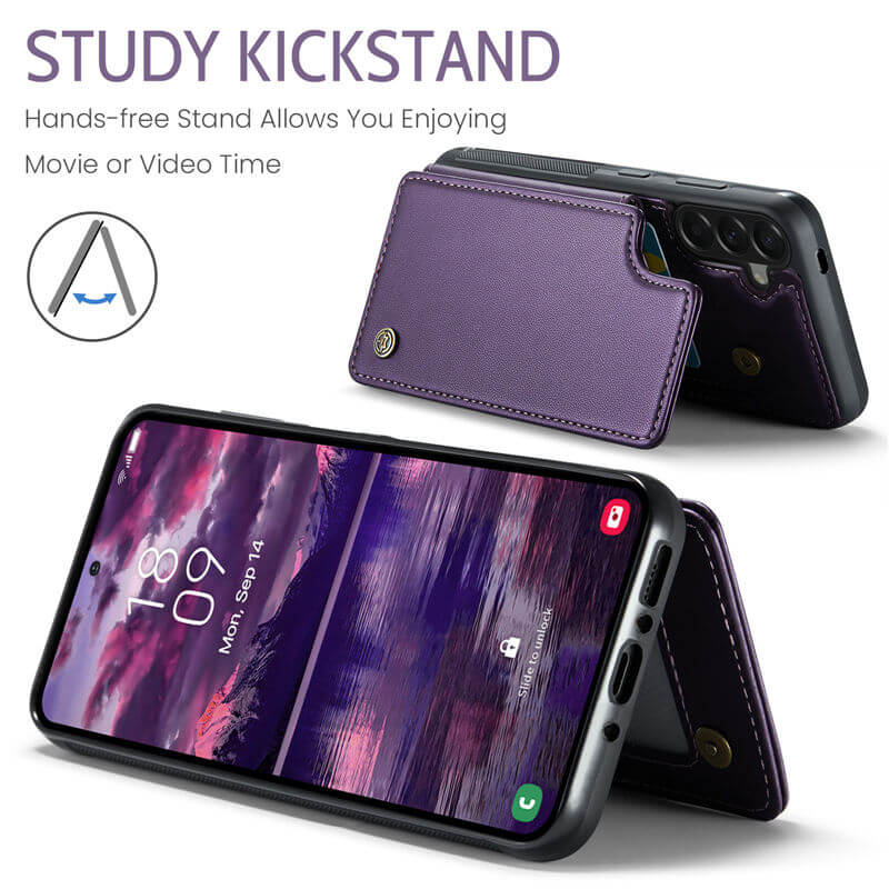 CaseMe Samsung Galaxy A37 RFID Blocking Card Holder Case