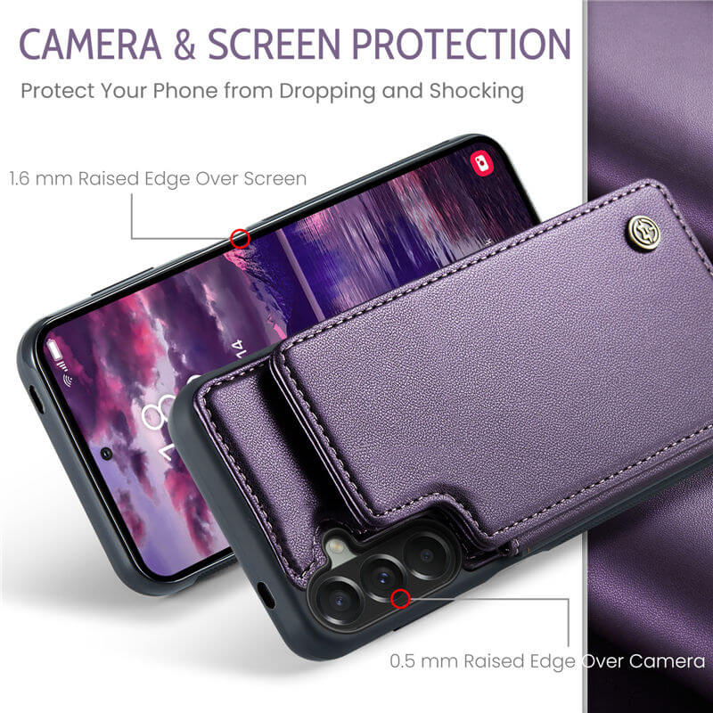CaseMe Samsung Galaxy A37 RFID Blocking Card Holder Case