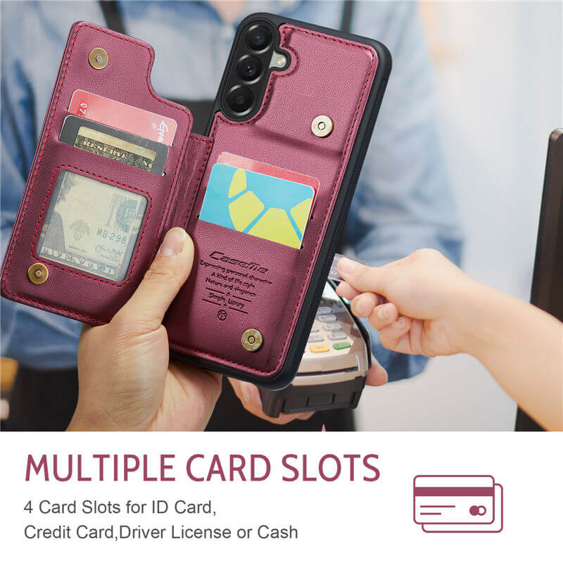 CaseMe Samsung Galaxy A37 RFID Blocking Card Holder Case