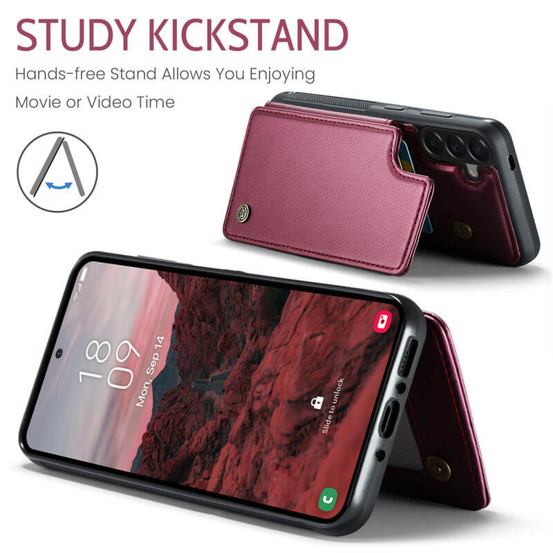 CaseMe Samsung Galaxy A37 RFID Blocking Card Holder Case