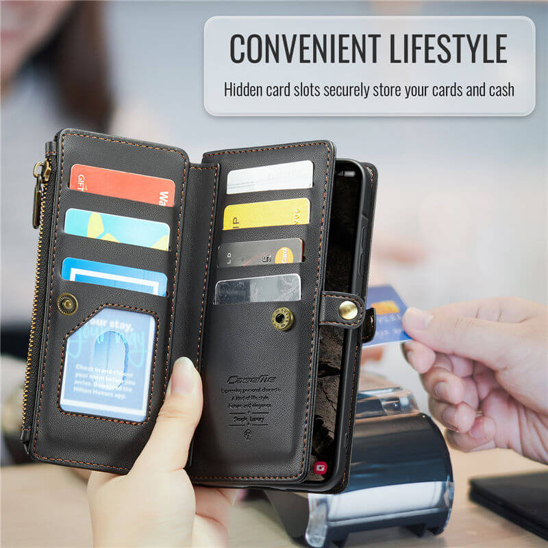 CaseMe Samsung Galaxy A37 Wallet Case with Crossbody Strap