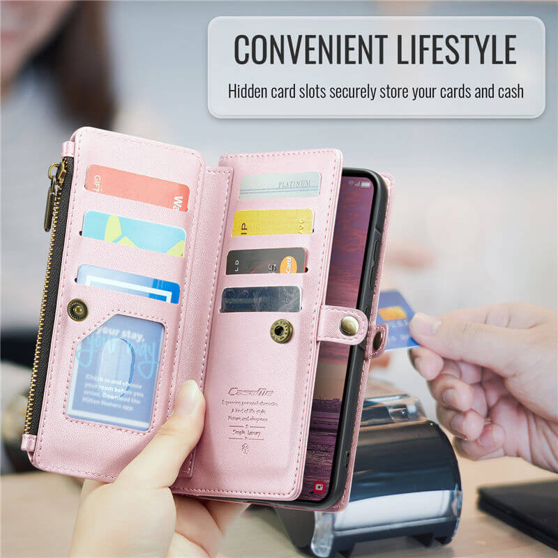 CaseMe Samsung Galaxy A37 Wallet Case with Crossbody Strap