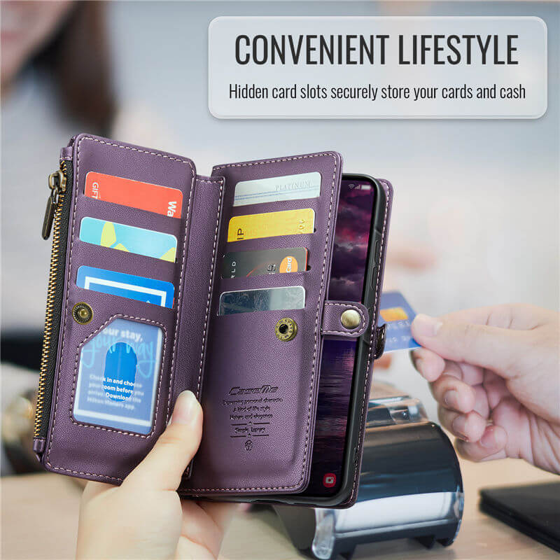 CaseMe Samsung Galaxy A37 Wallet Case with Crossbody Strap