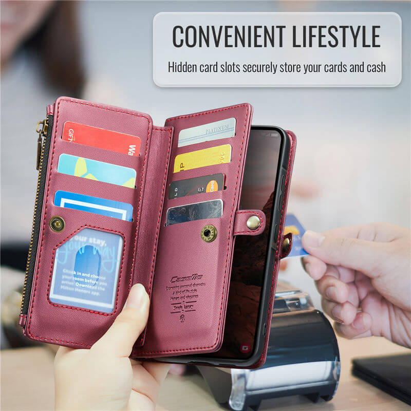 CaseMe Samsung Galaxy A37 Wallet Case with Crossbody Strap