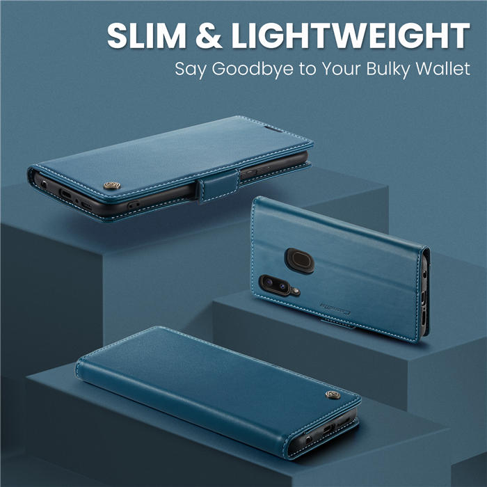 CaseMe Samsung Galaxy A40 Wallet RFID Blocking Magnetic Buckle Case