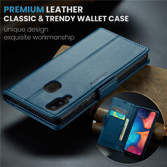 CaseMe Samsung Galaxy A40 Wallet RFID Blocking Magnetic Buckle Case