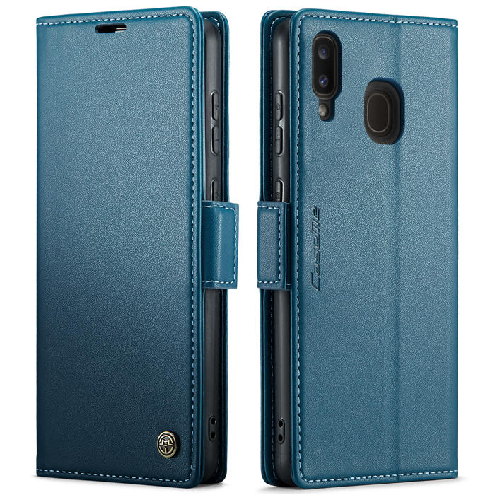 CaseMe Samsung Galaxy A40 Wallet RFID Blocking Magnetic Buckle Case