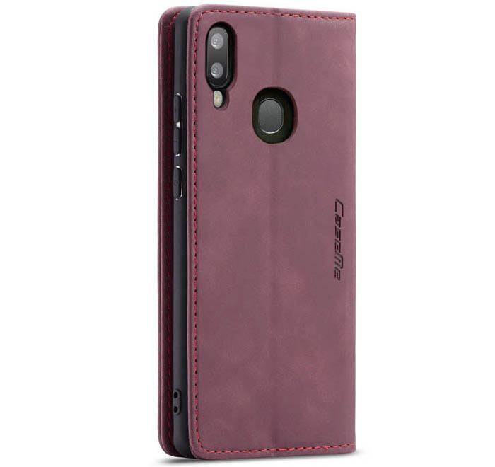 CaseMe Samsung Galaxy A40 Wallet Kickstand Magnetic Flip Leather Case